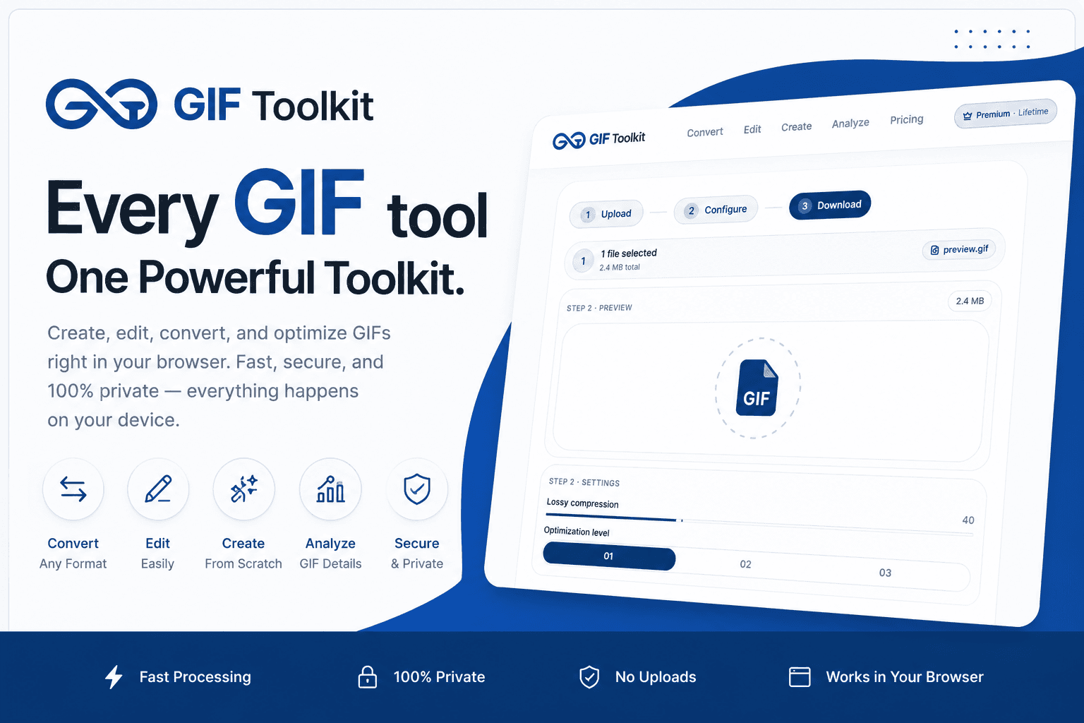 Assembling still photos into animated GIF tutorial